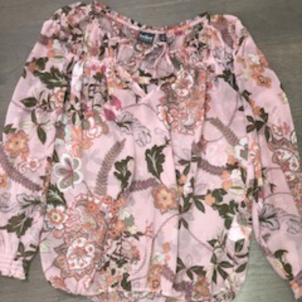 Floral Long Sleeve Casual Shirt